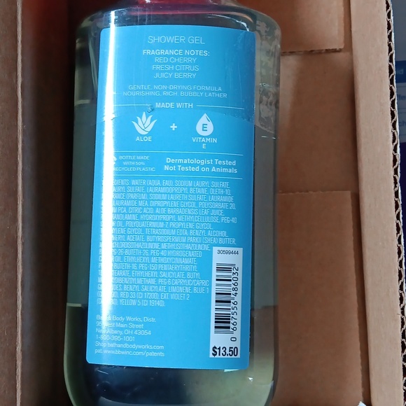 Bath and Body Works FIRECRACKER POP Aloe+ Vitamin E 10 oz.shower gel NWT - Picture 2 of 7